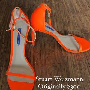 STUART WEIZMANN HEELS WORN ONCE ON STAGE